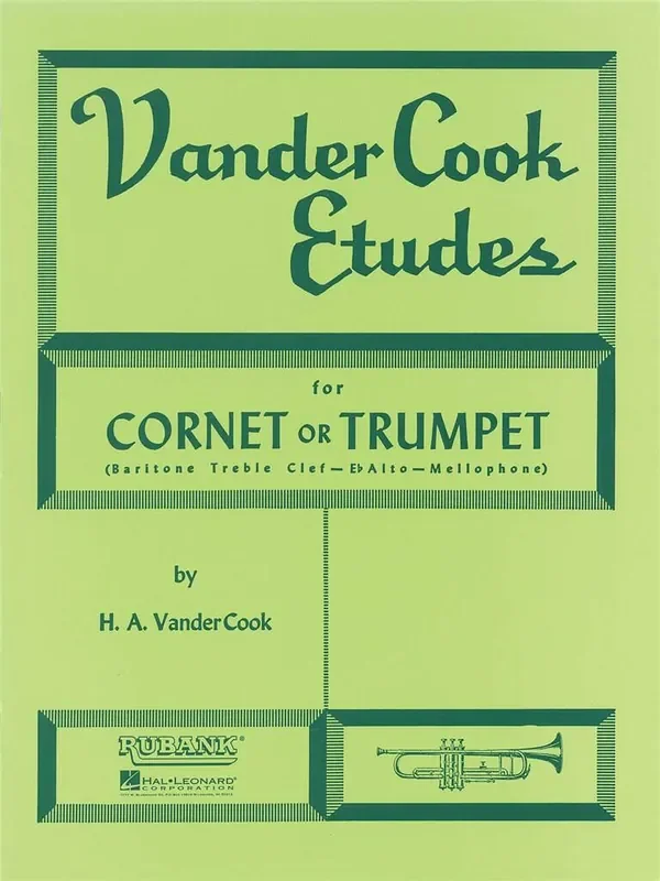 Vandercook Etudes For Cornet Or Trumpet Trompete Solo