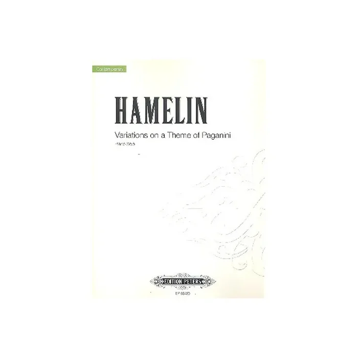 Variations on a Theme of Paganini