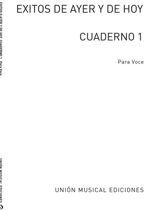 Varios Exitos De Ayer Y De Hoy Cua 5 Gesang Solo