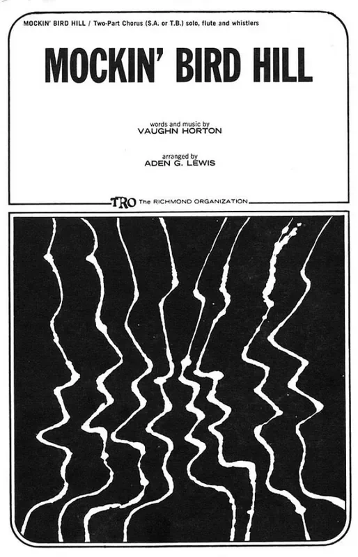 Vaughn Horton Mockin‘ Bird Hill (Arr. Aden Lewis) Frauenchor mit Begleitung