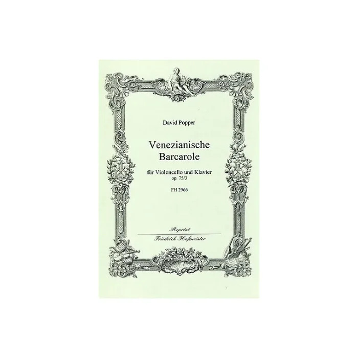 Venezianische Barcarole op.75,3