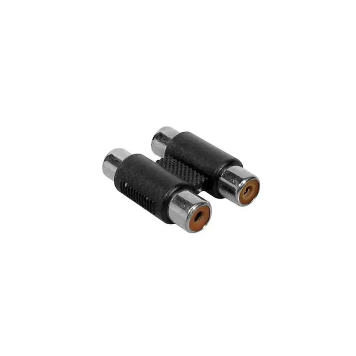 Verloop plug, 2x RCA female, 2x RCA female