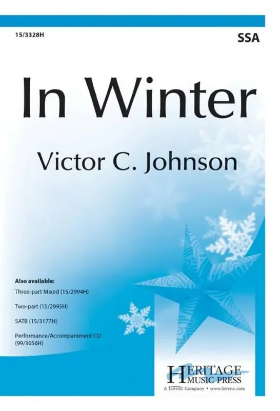 Victor C. Johnson In Winter Frauenchor mit Klavier/Orgel