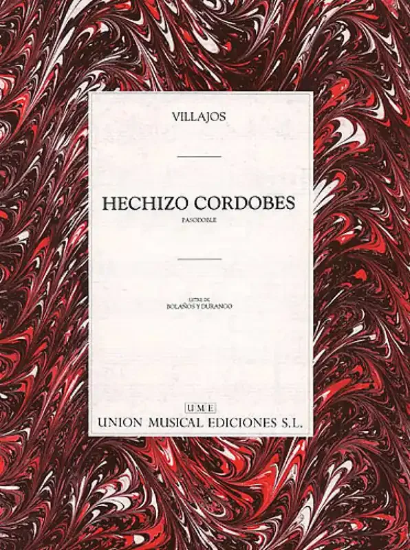 Villajos Hechizo Cordobes (Pasodoble) Gesang mit Klavier