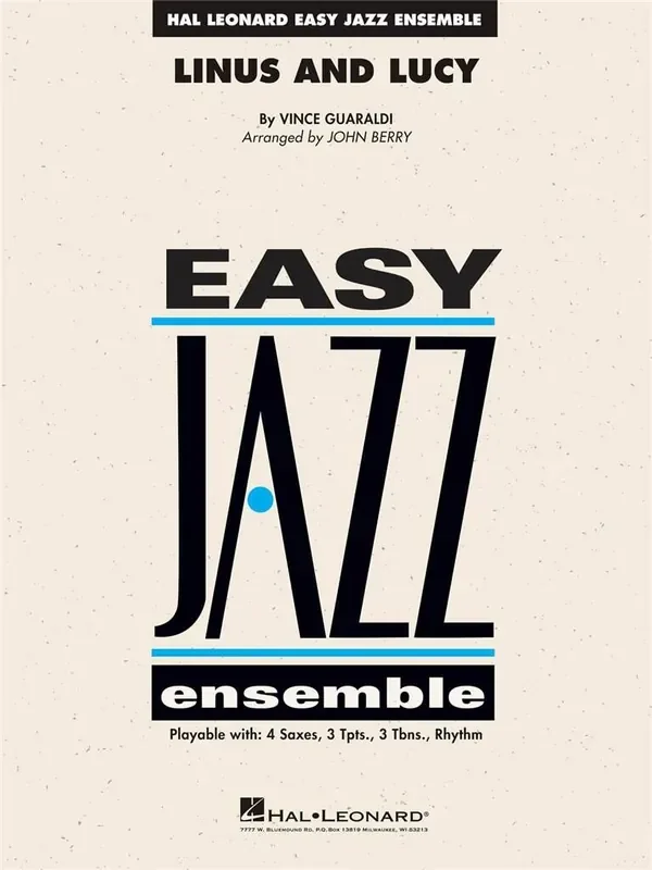 Vince Guaraldi Linus and Lucy (Arr. John Berry) Jazz Ensemble