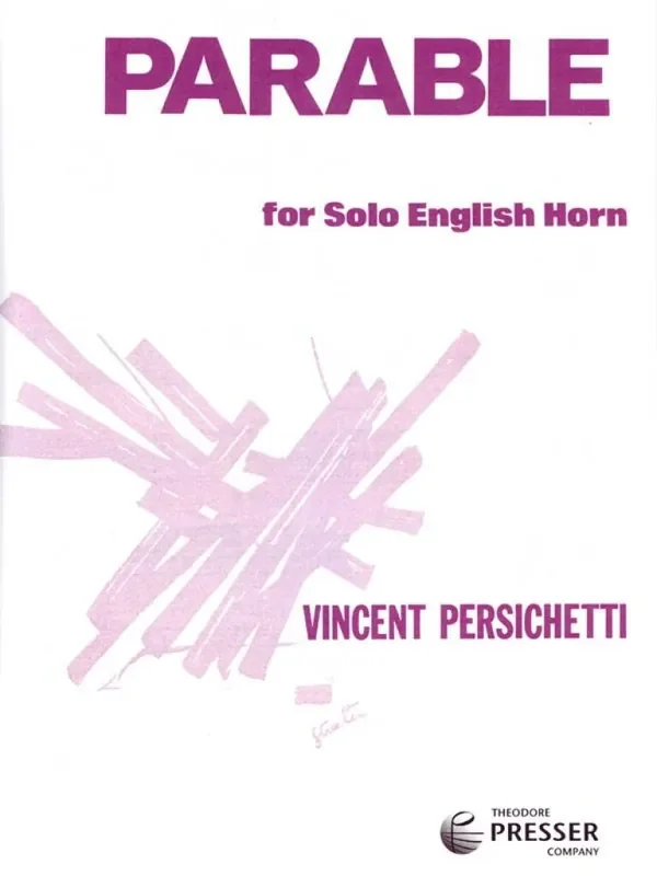 Vincent Persichetti Parable for Solo English Horn, Opus 128 Englischhorn