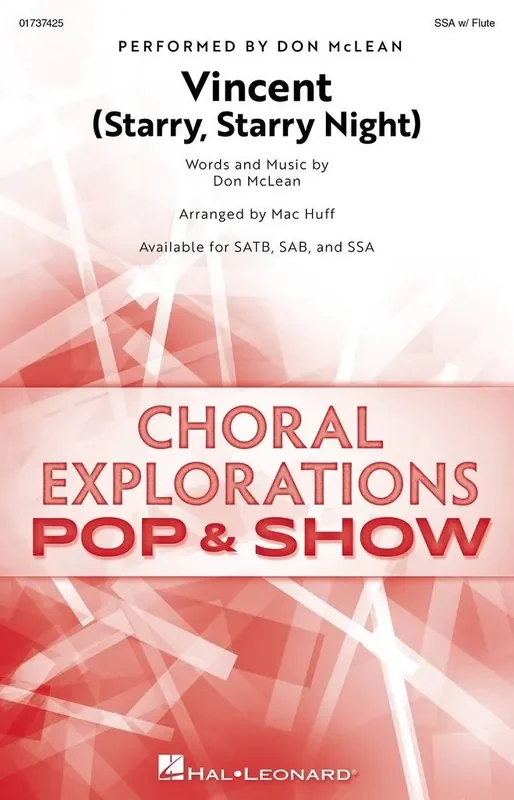 Vincent (Starry, Starry Night) (Arr. Mac Huff) Frauenchor mit Begleitung