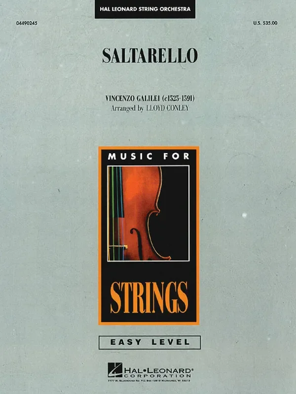 Vincenzo Galilei Saltarello (Arr. Lloyd Conley) Streichorchester