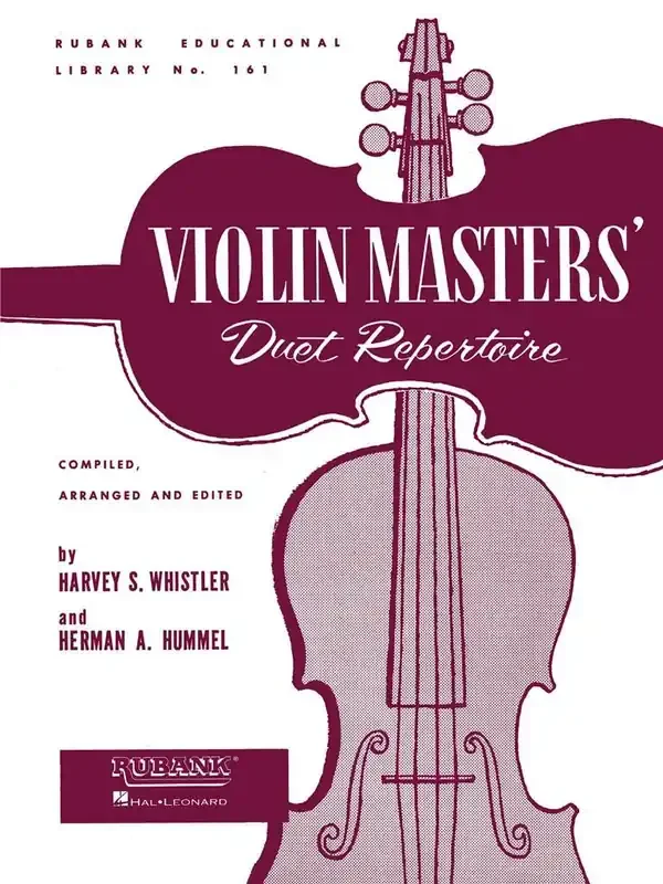 Violin Masters‘ Duet Repertoire (Arr. Harvey S. Whistler) Violine Solo