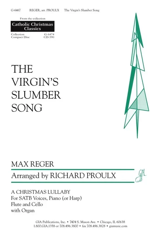 Virgin‘s Slumber Song, The – Organ part (Arr. Richard Proulx) Gemischter Chor mit Klavier/Orgel