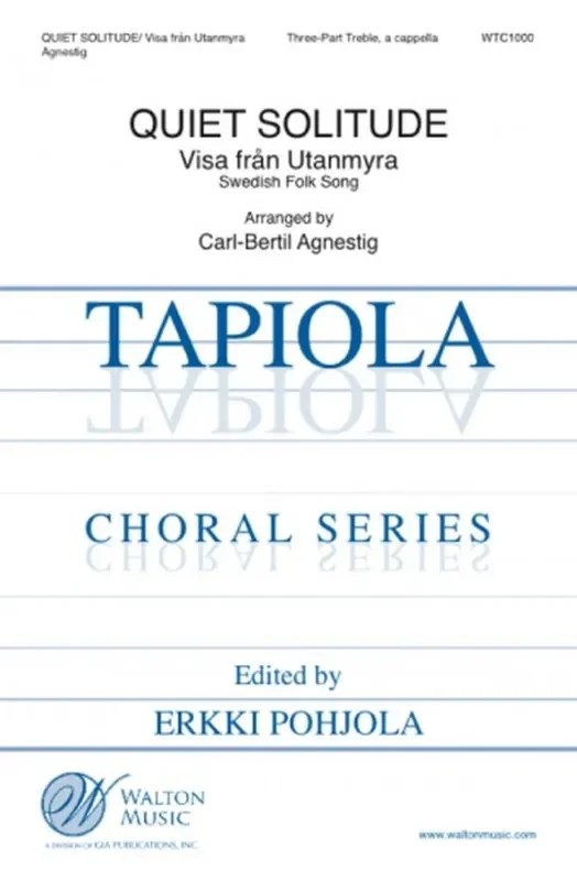 Visa Fran Utanmyra Quiet Solitude (Arr. Carl-Bertil Agnestig) Frauenchor mit Begleitung