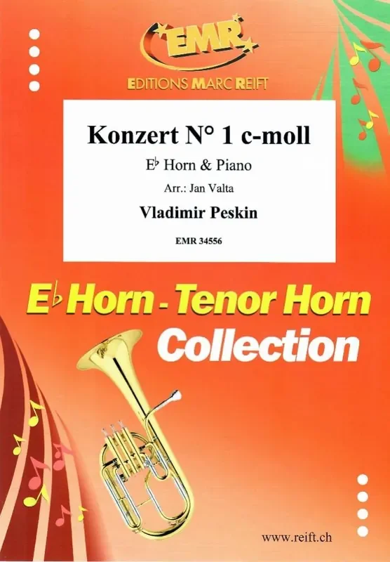 Vladimir Peskin Konzert No. 1 c-moll (Arr. Jan Valta) Horn in Es mit Begleitung