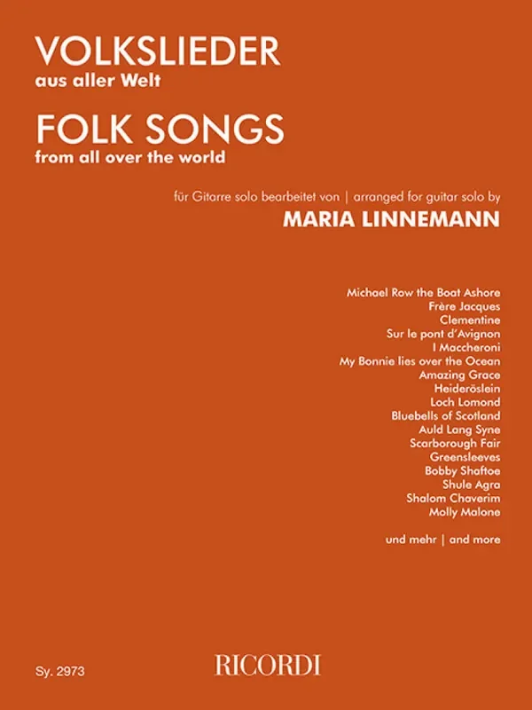 Volkslieder aus aller Welt Gitarre Solo