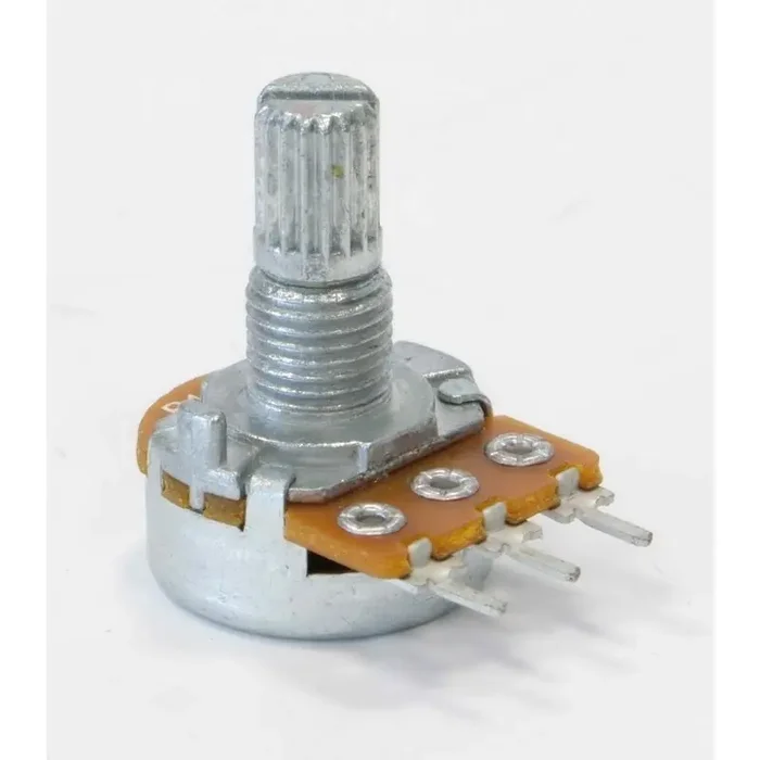 Vox Potentiometer, C2M2 reversed LOG, PC Mount, Split Shaft