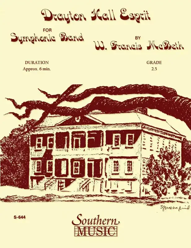 W. Francis McBeth Drayton Hall Esprit Blasorchester