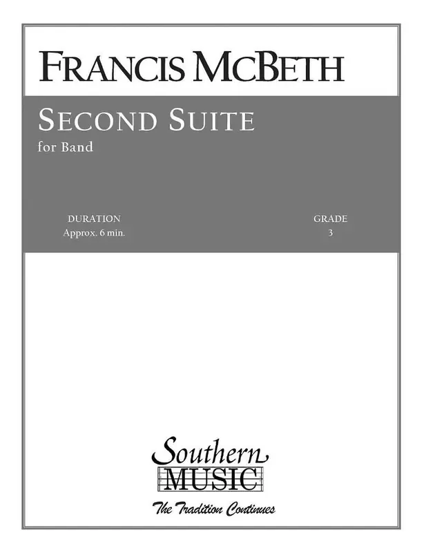 W. Francis McBeth Second Suite for Band Blasorchester
