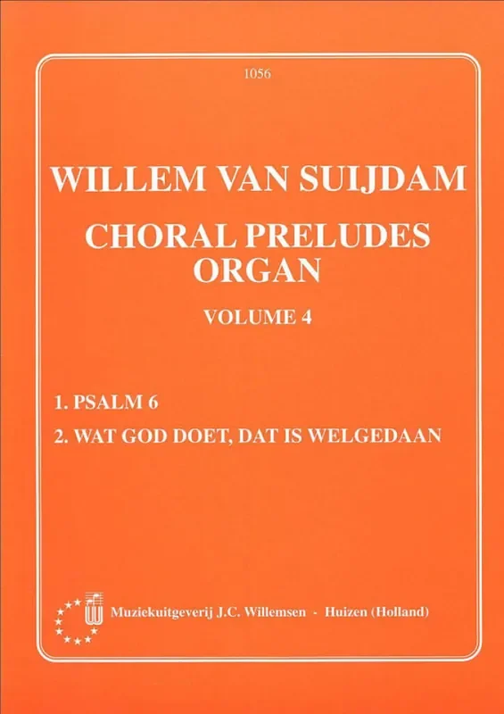 W. van Suydam Choral Preludes 4 Orgel