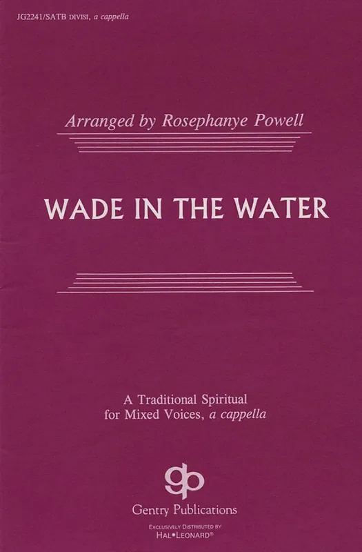Wade In The Water (Arr. Rosephanye Powell) Gemischter Chor mit Begleitung