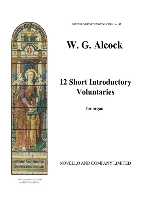 Walter G. Alcock 12 Short Introductory Voluntaries For Organ Orgel