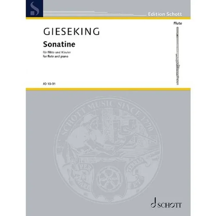 Walter Gieseking Sonatine Flöte mit Begleitung