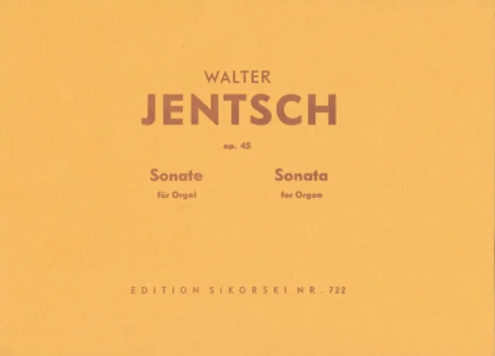 Walter Jentsch Sonate Orgel