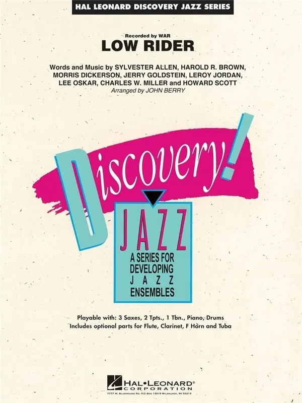 War Low Rider (Arr. John Berry) Jazz Ensemble