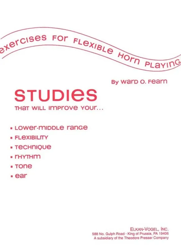 Ward O. Fearn Exercises for Flexible Horn Playing Horn Solo