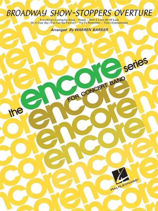 Warren Barker Broadway Showstopper Overture Blasorchester