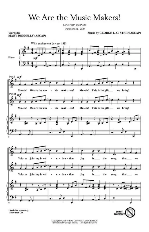 We Are the Music Makers!