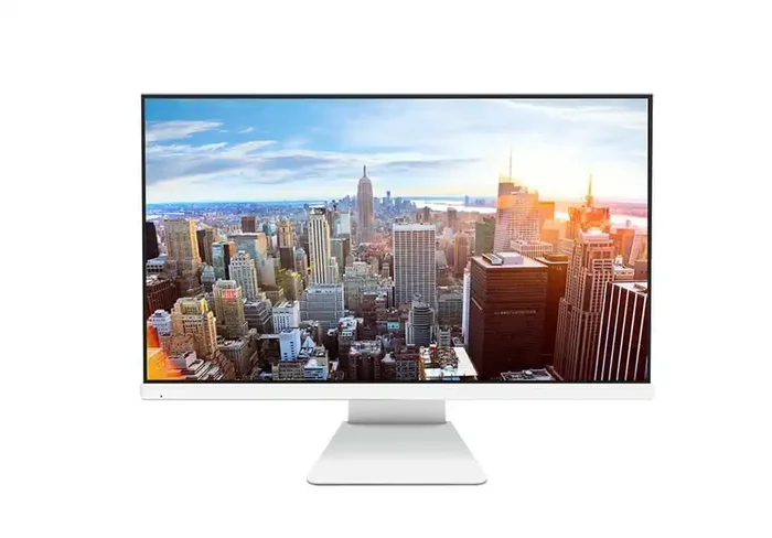 Weißer All-In-One-PC