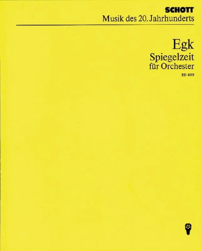 Werner Egk Spiegelzeit Orchester