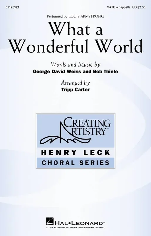 What a Wonderful World Gemischter Chor A cappella