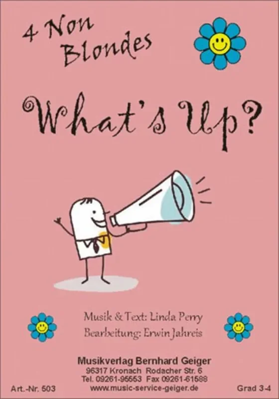 What‘s Up? (Arr. Erwin Jahreis) Blasorchester