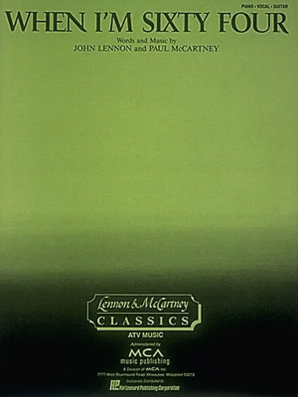 When I‘m Sixty Four Gesang mit Klavier