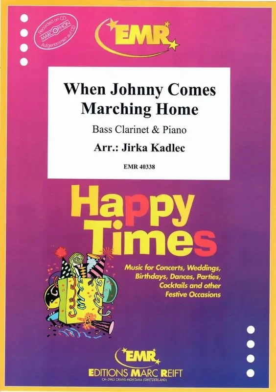 When Johnny Comes Marching Home (Arr. Jirka Kadlec) Bassklarinette