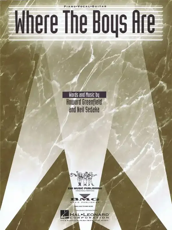 Where the Boys Are Gesang mit Klavier