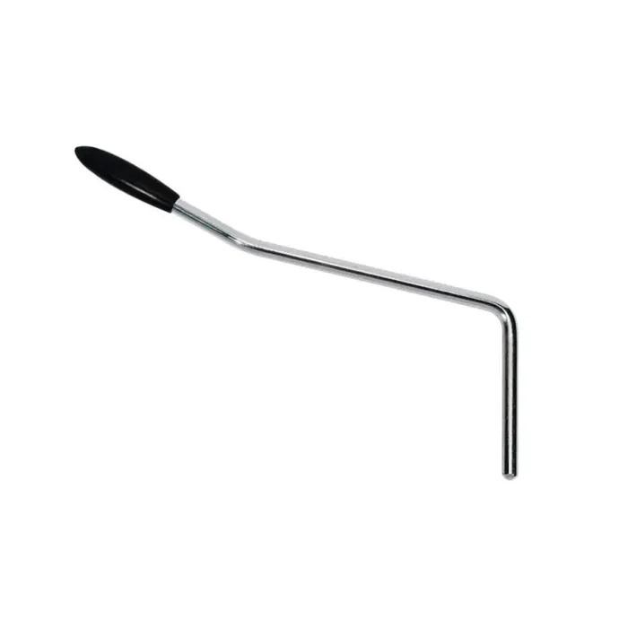 Wilkinson tremolo arm vintage, no thread, chrome, 5mm arm diameter, black cap