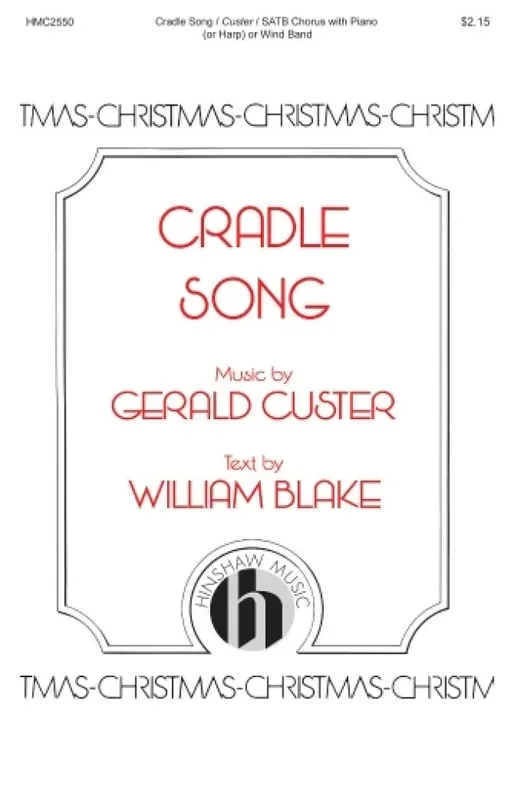 William Blake Cradle Song Gemischter Chor mit Begleitung