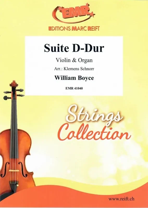 William Boyce Suite D-Dur (Arr. Klemens Schnorr) Violine mit Begleitung