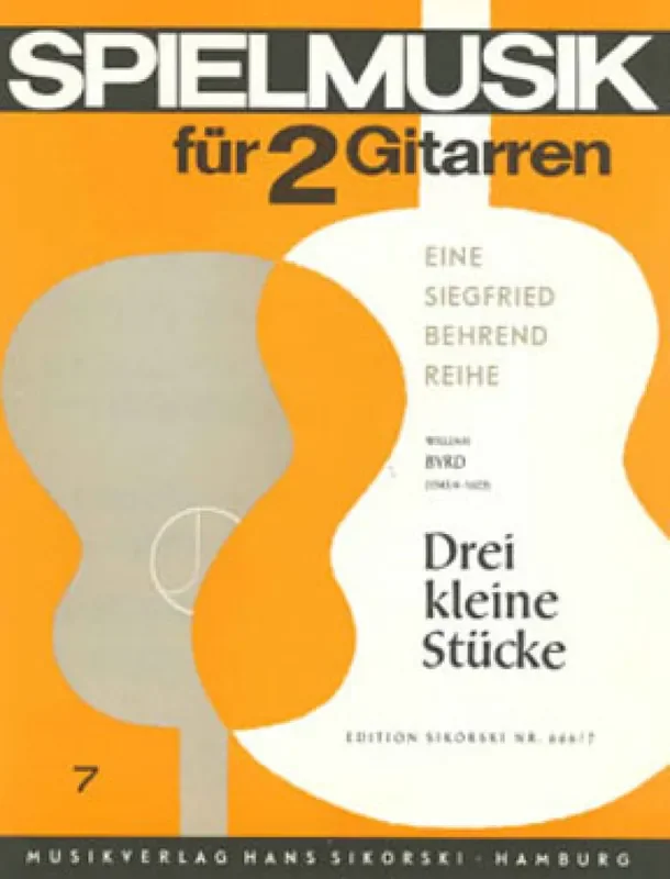 William Byrd 3 kleine Stücke (Arr. Siegfried Behrend) Gitarre Duett