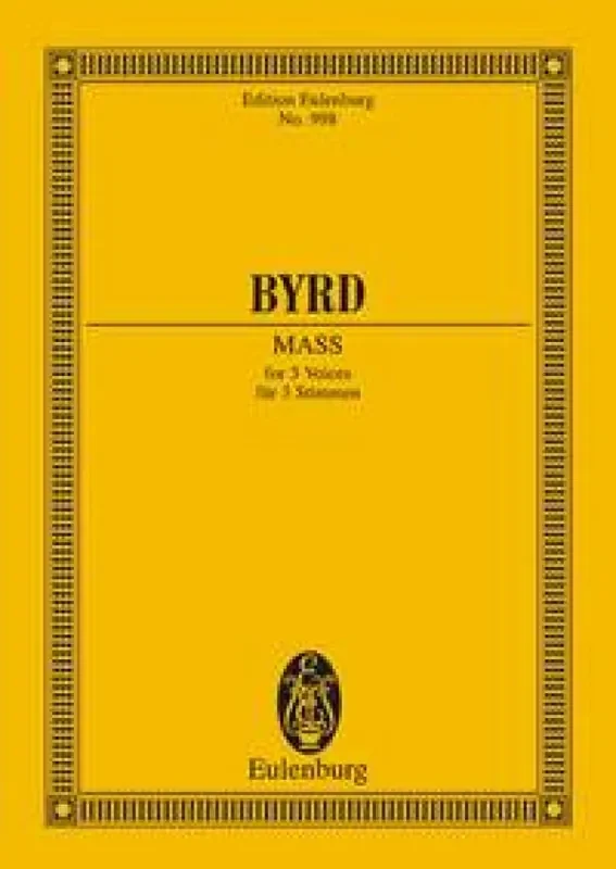 William Byrd Mass in F major Gemischter Chor mit Begleitung