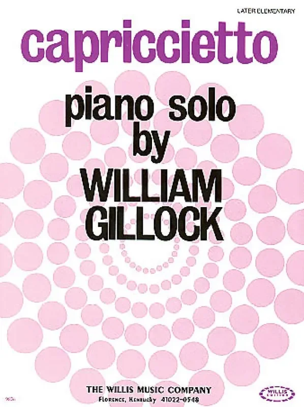 William Gillock Capriccietto Klavier Solo