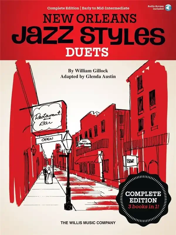 William Gillock New Orleans Jazz Styles Duets – Complete Edition (Arr. Glenda Austin) Klavier Solo