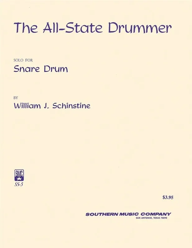 William J. Schinstine All State Drummer Snare Drum