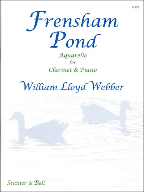 William Lloyd Webber Frensham Pond – Aquarelle Klarinette mit Begleitung