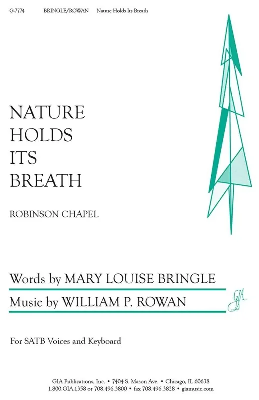 William Rowan Nature Holds Its Breath Gemischter Chor mit Klavier/Orgel