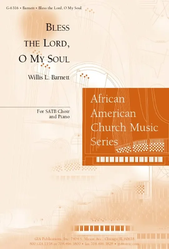 Willis Barnett Bless the Lord, O My Soul Gemischter Chor mit Begleitung
