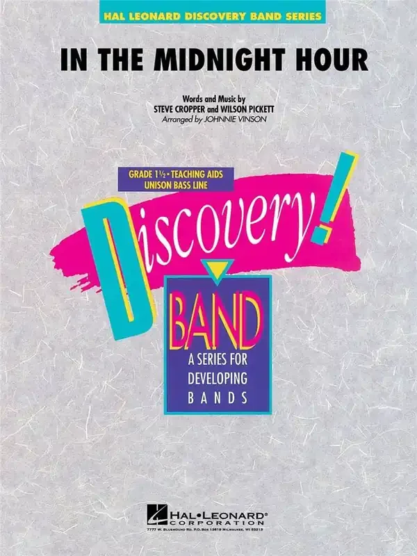 Wilson Pickett In the Midnight Hour (Arr. Johnnie Vinson) Blasorchester