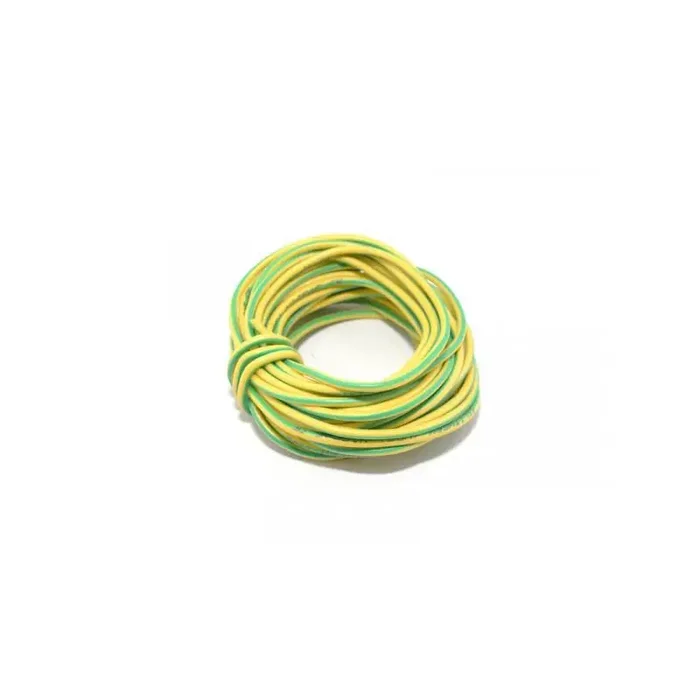Wire Silicon 0,75 mm2 – green/yellow