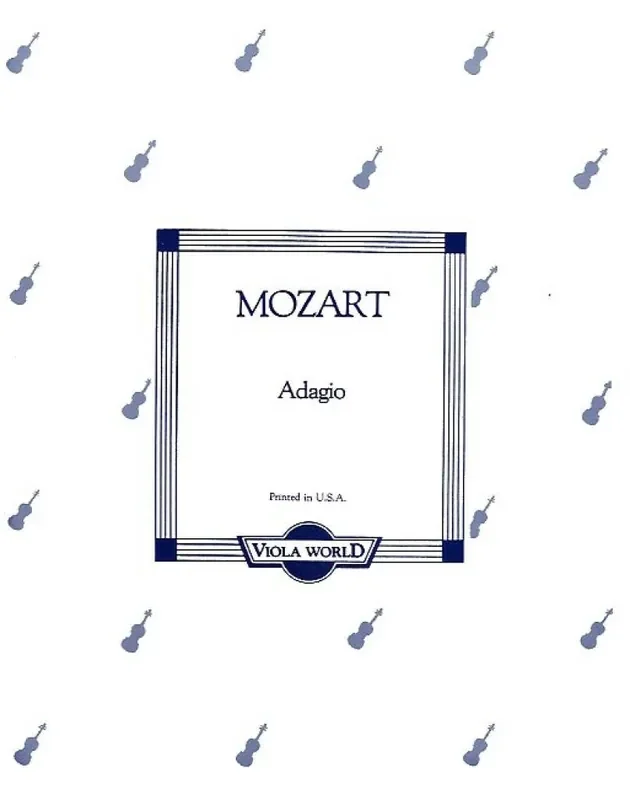 Wolfgang Amadeus Mozart Adagio K.261 (Viola/Piano) (Arr. Alan H. Arnold) Viola mit Begleitung